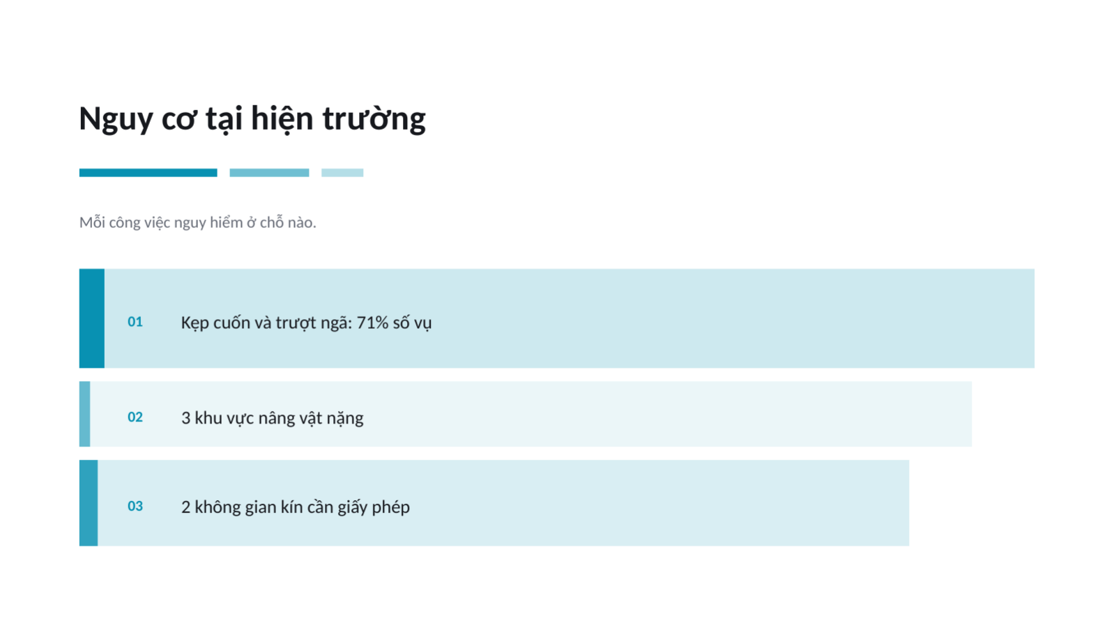 Trang chiếu 6 — Tài liệu huấn luyện an toàn lao động