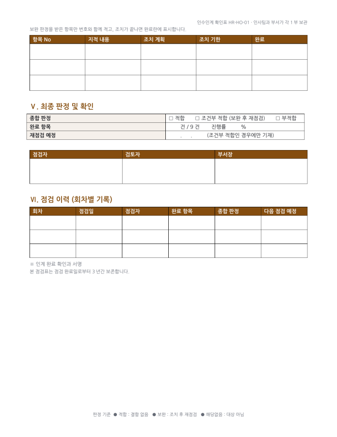 페이지 3 — 업무 인수인계서