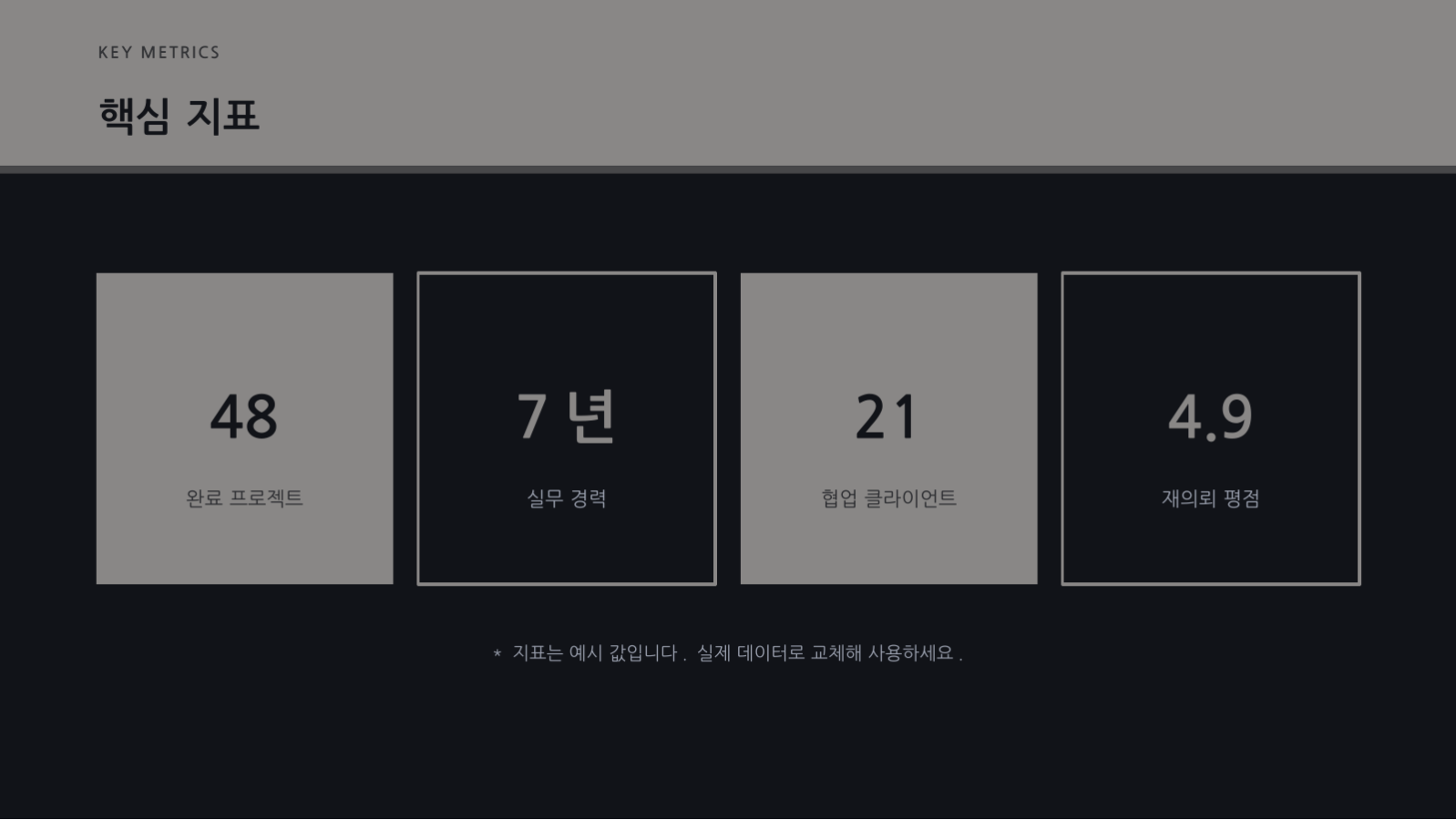 에이전시 소개 자료 슬라이드 8 미리보기