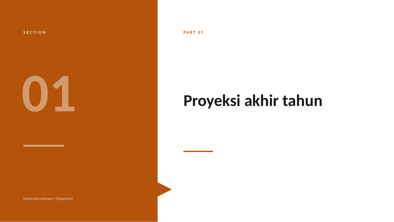 Slide 3 — Presentasi rencana bisnis tahunan