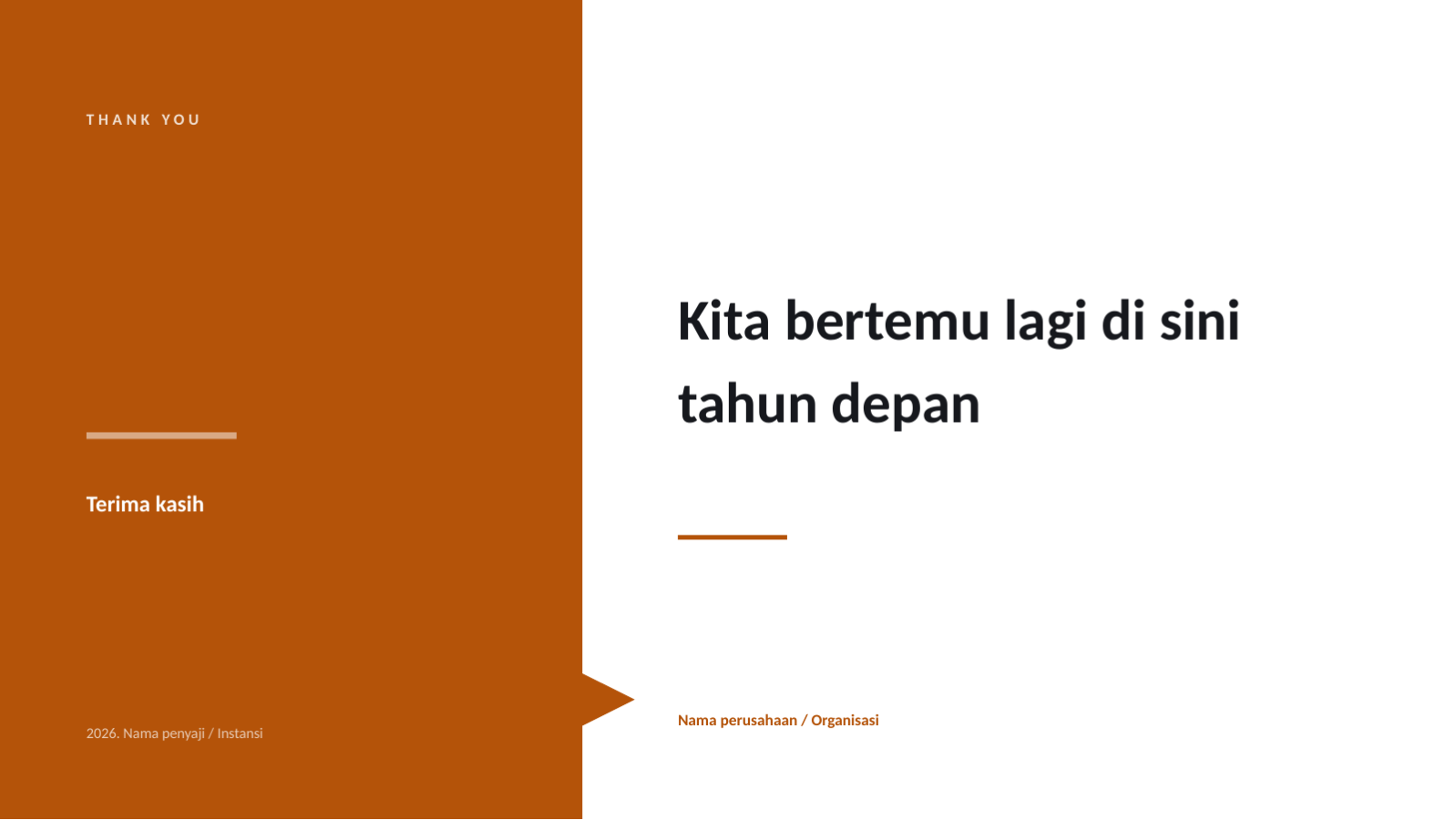 Slide 8 — Presentasi rencana bisnis tahunan