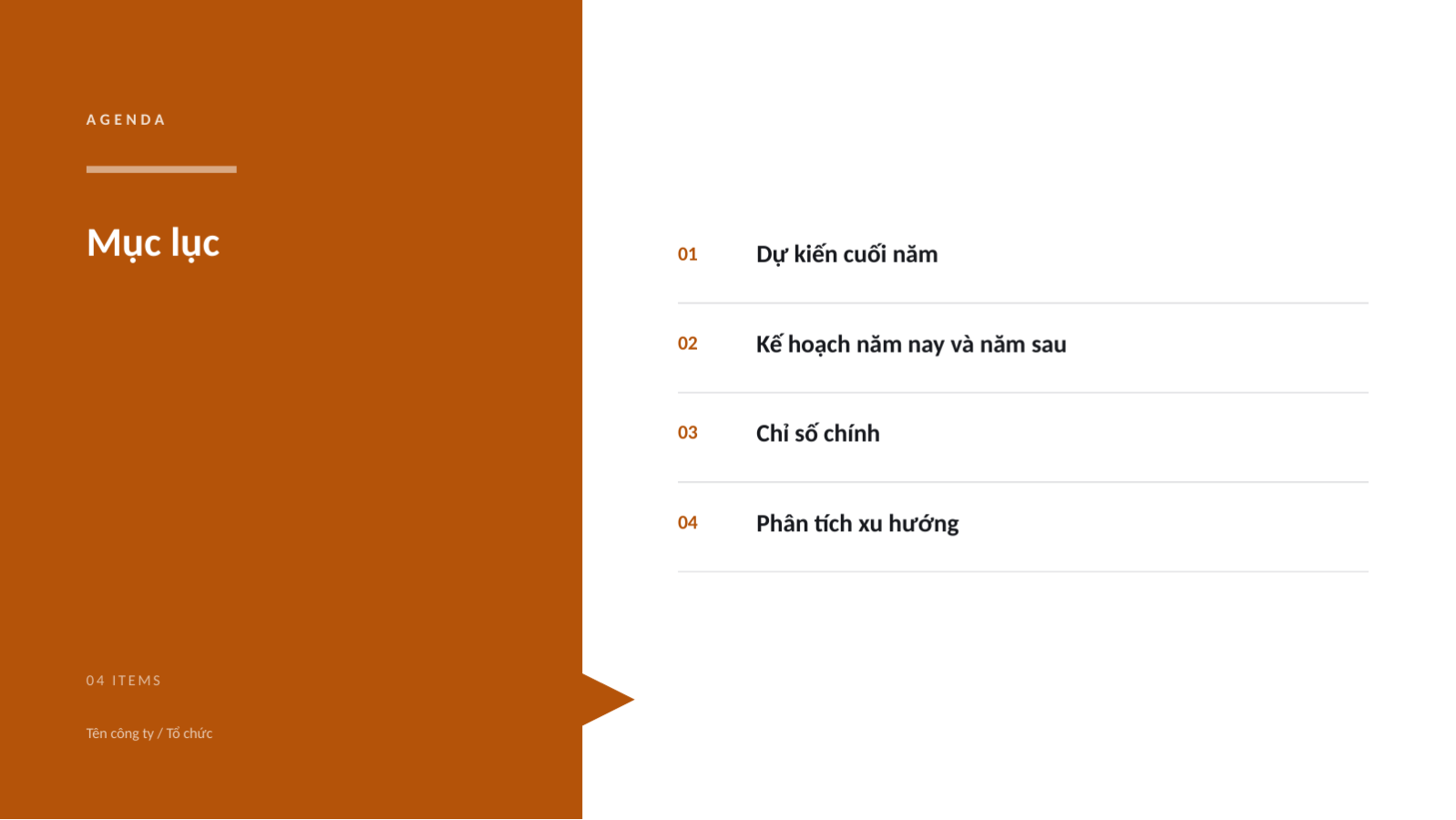 Trang chiếu 2 — Trình bày kế hoạch kinh doanh năm