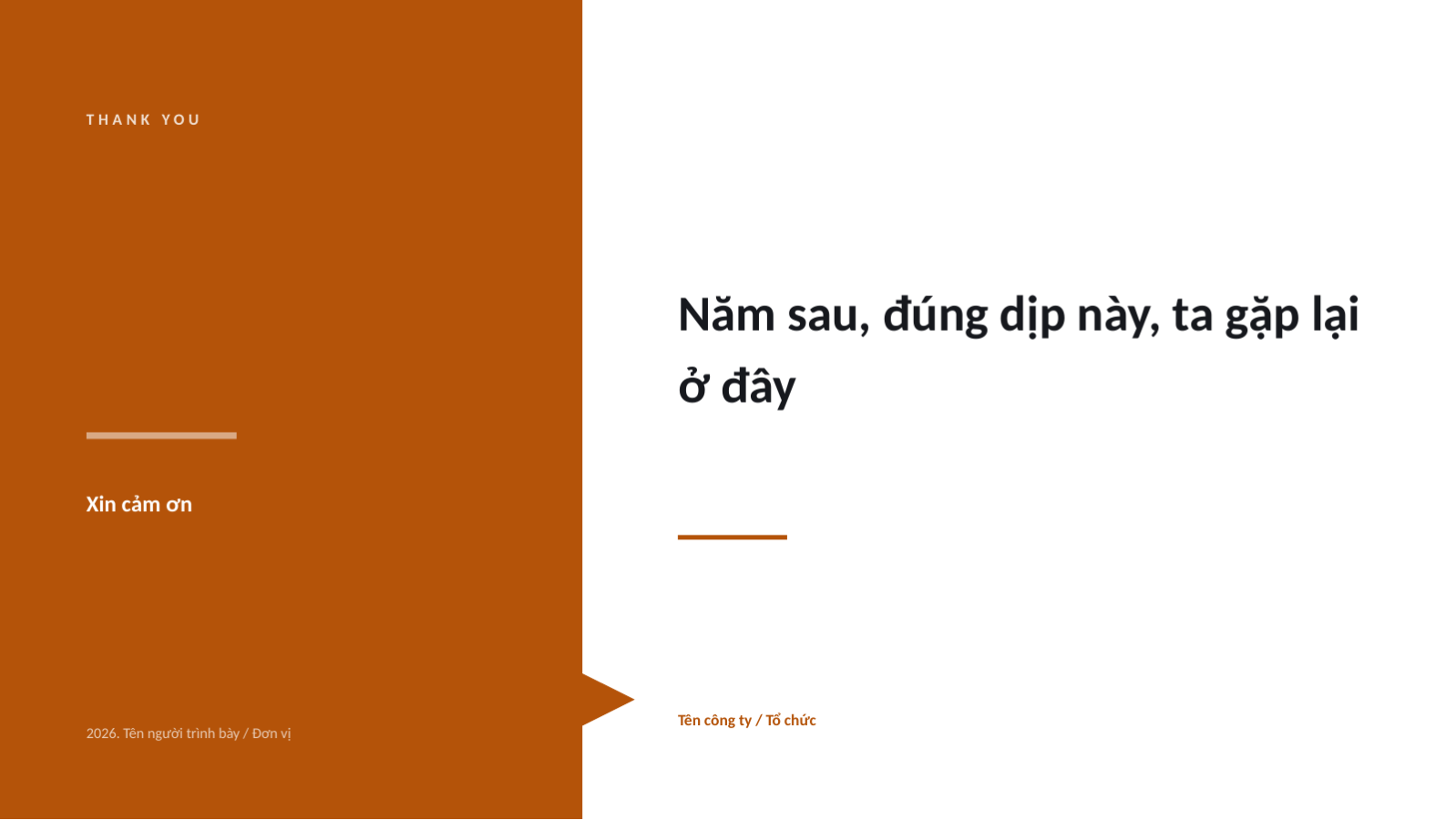 Trang chiếu 8 — Trình bày kế hoạch kinh doanh năm