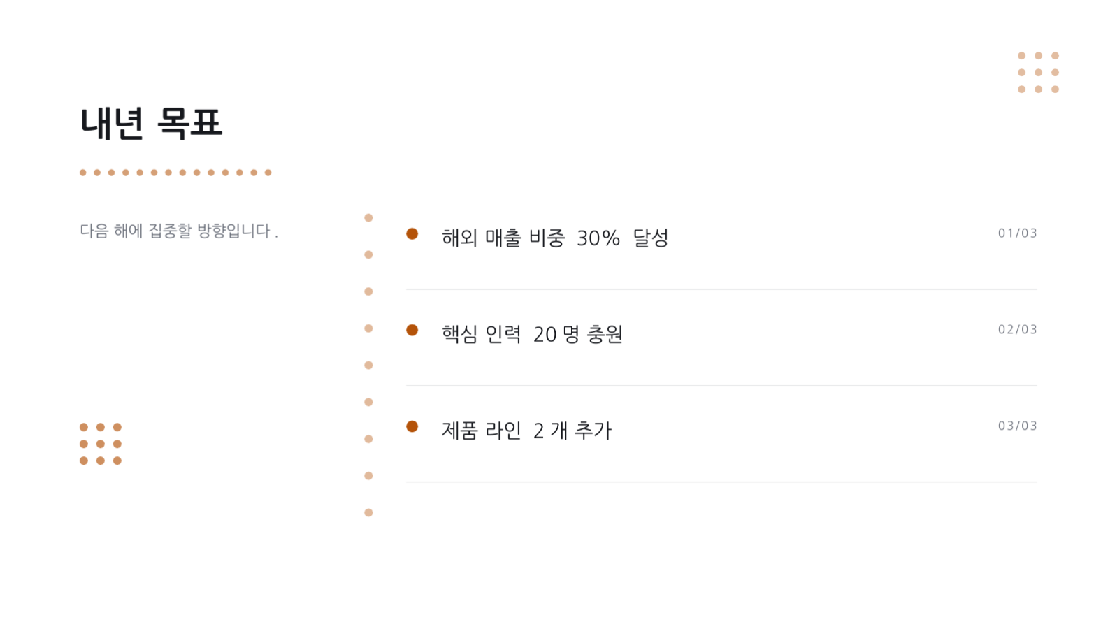 연간 실적 보고서 템플릿 슬라이드 6 미리보기