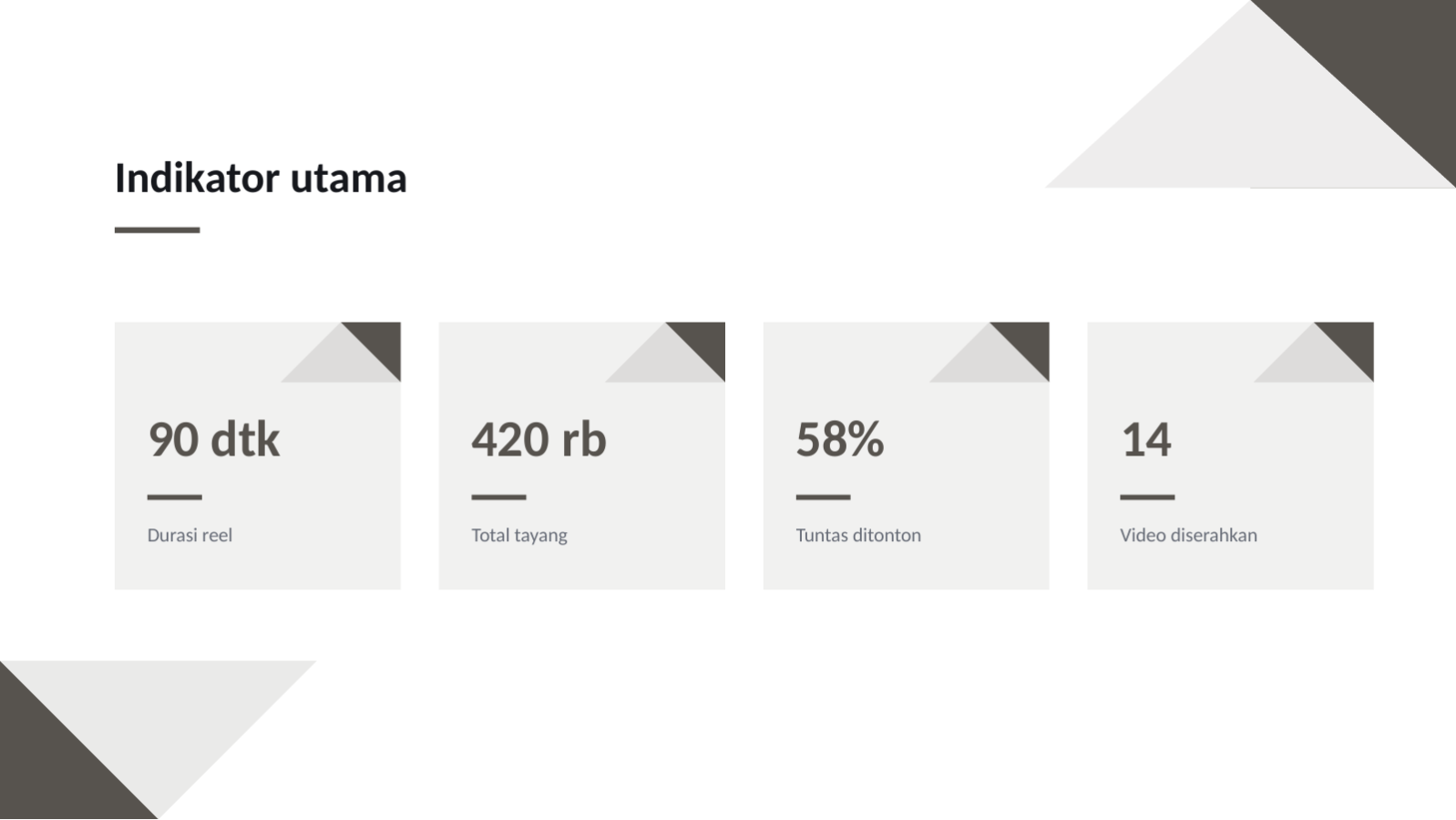 Slide 6 — Portofolio video
