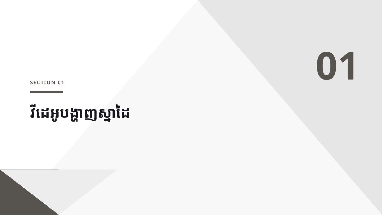 ស្លាយ 3 — ផតហ្វូលីយ៉ូវីដេអូ