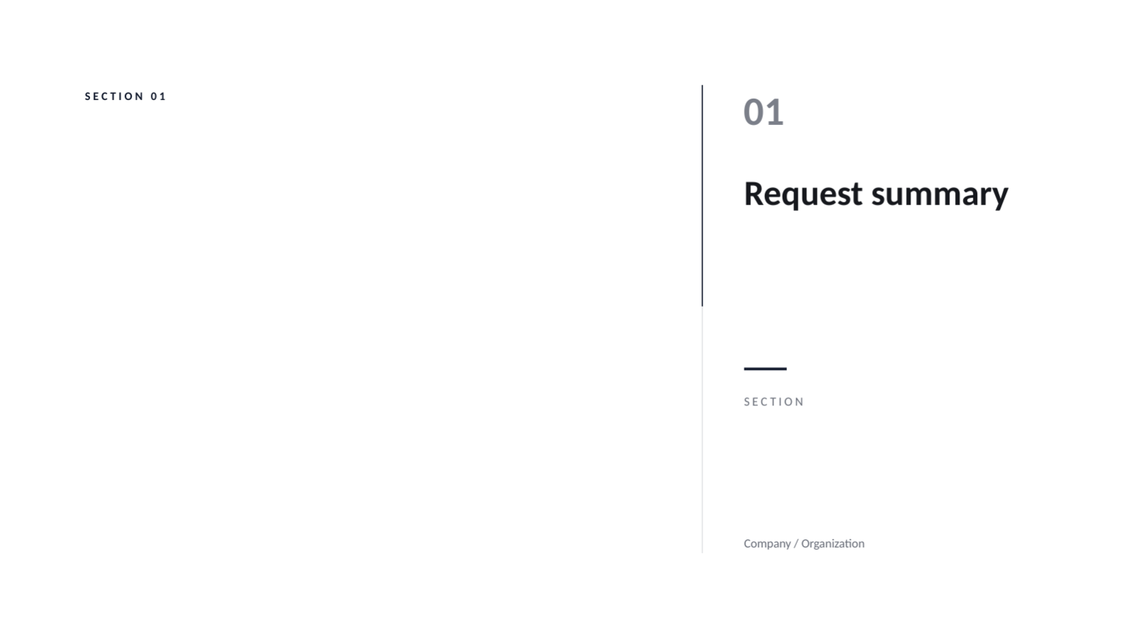 Slide 3 — Budget Request Deck