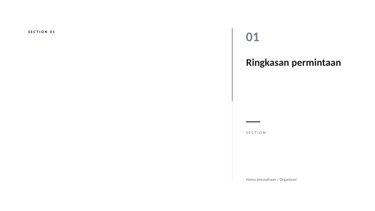 Slide 3 — Presentasi permohonan anggaran