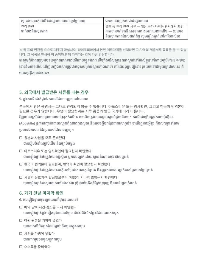 ទំព័រ 4 — បញ្ជីឯកសារចុះឈ្មោះជនបរទេស (ពីរភាសា កូរ៉េ–ខ្មែរ)