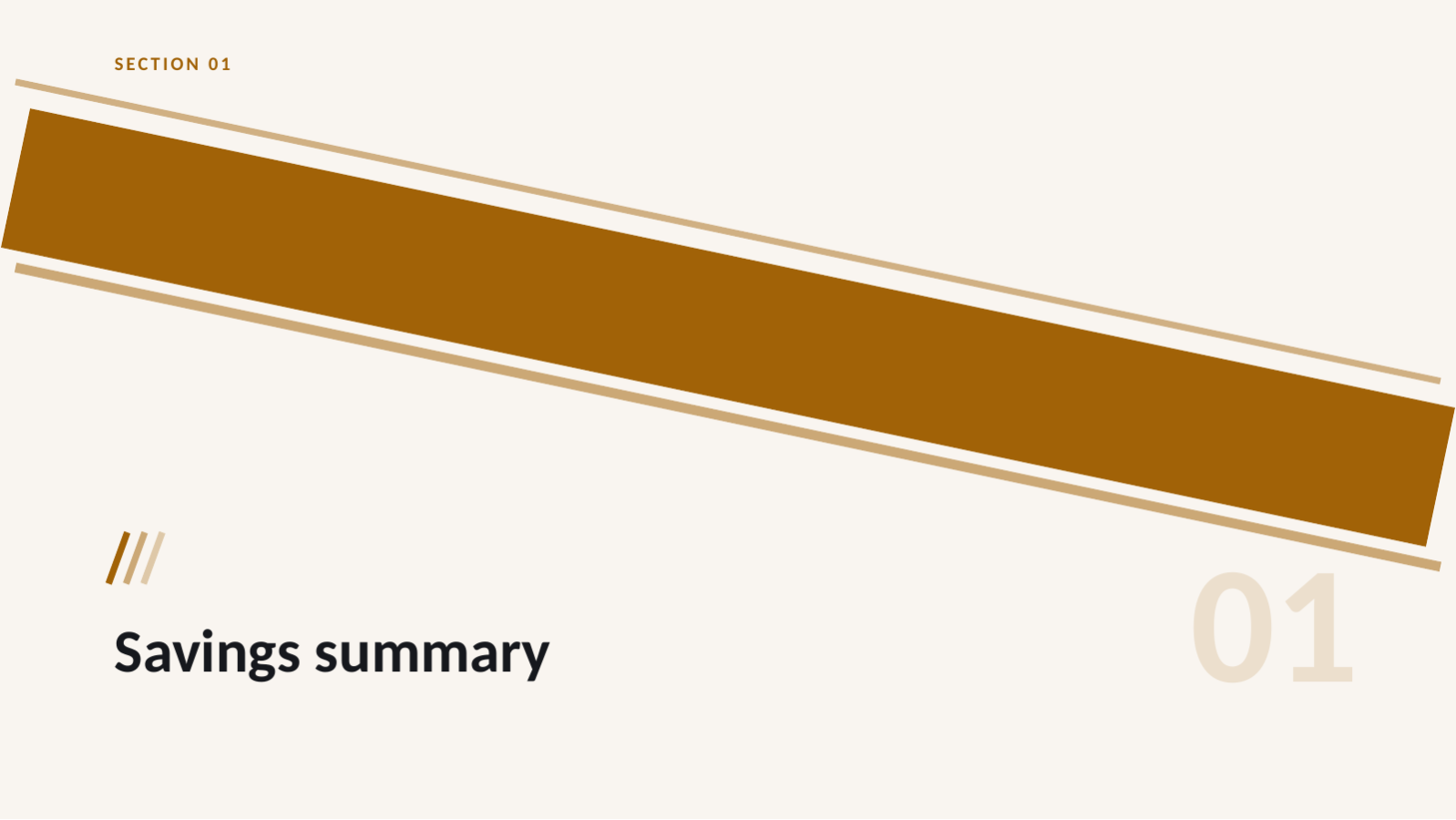 Slide 3 — Cost Reduction Report Deck