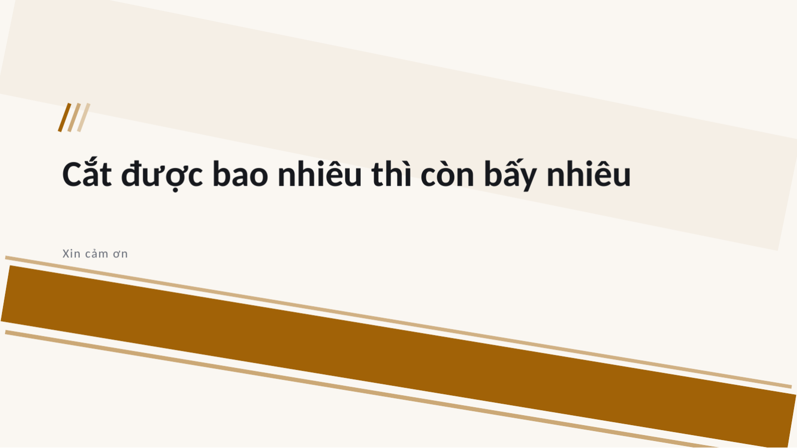 Trang chiếu 12 — Báo cáo tiết giảm giá thành