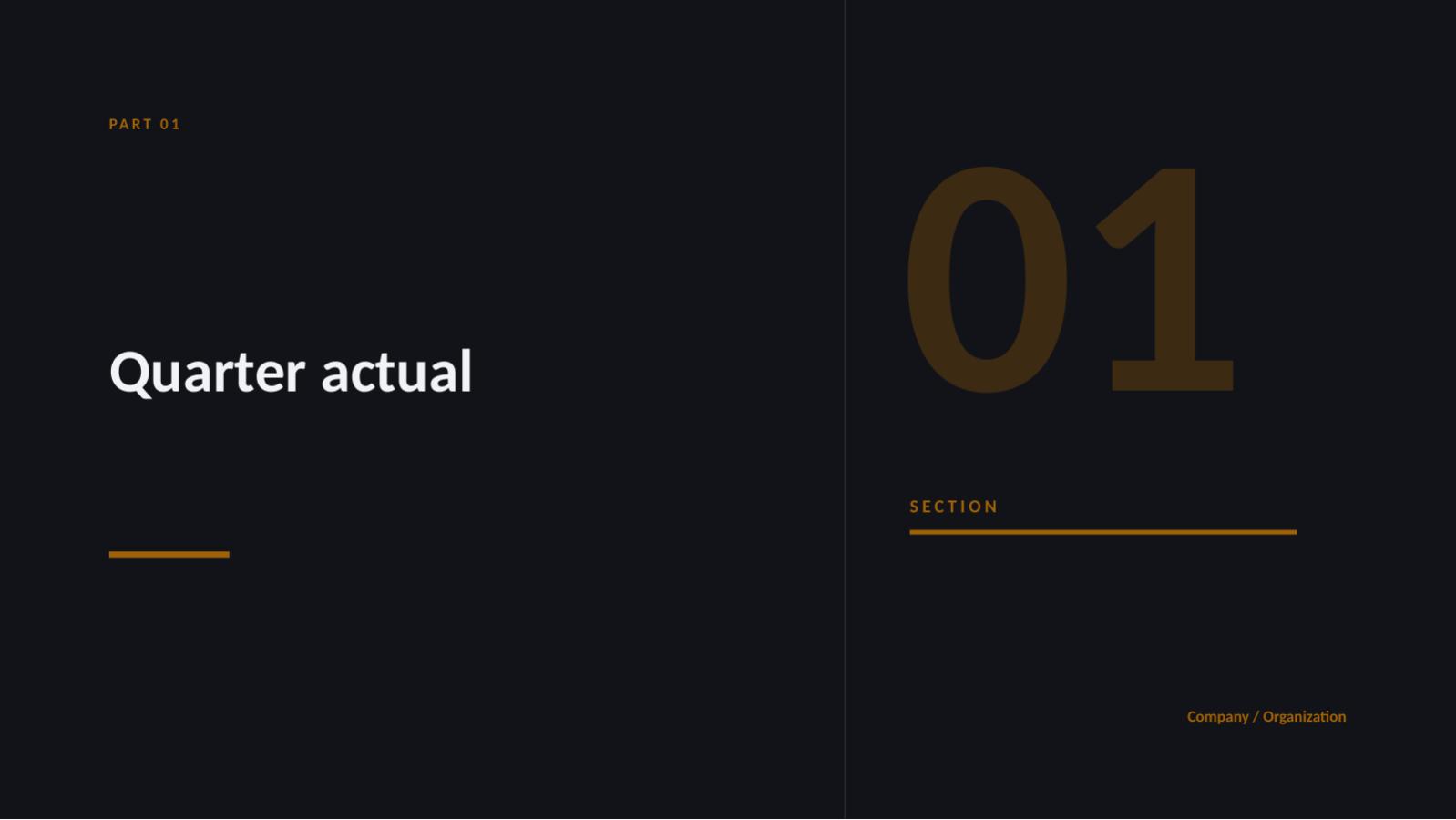 Slide 3 — Board Performance Report Deck