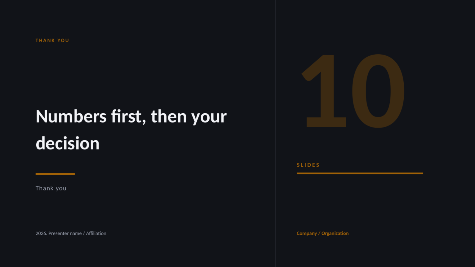 Slide 10 — Board Performance Report Deck