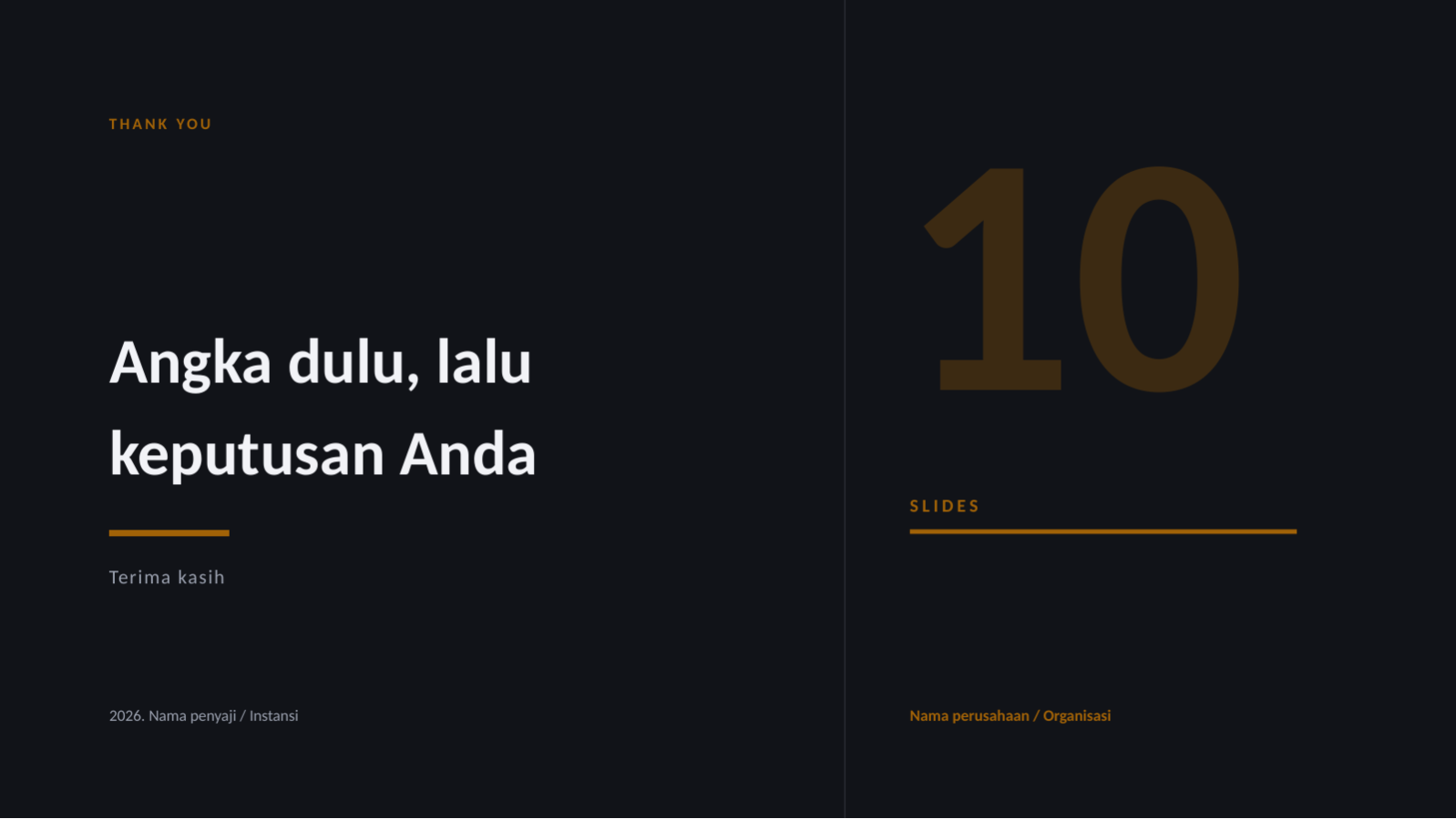 Slide 10 — Materi laporan kinerja direksi