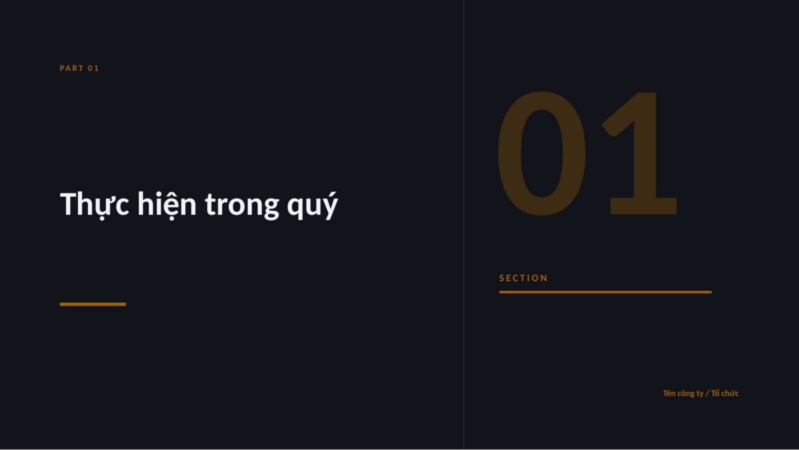 Trang chiếu 3 — Tài liệu báo cáo kết quả cho HĐQT