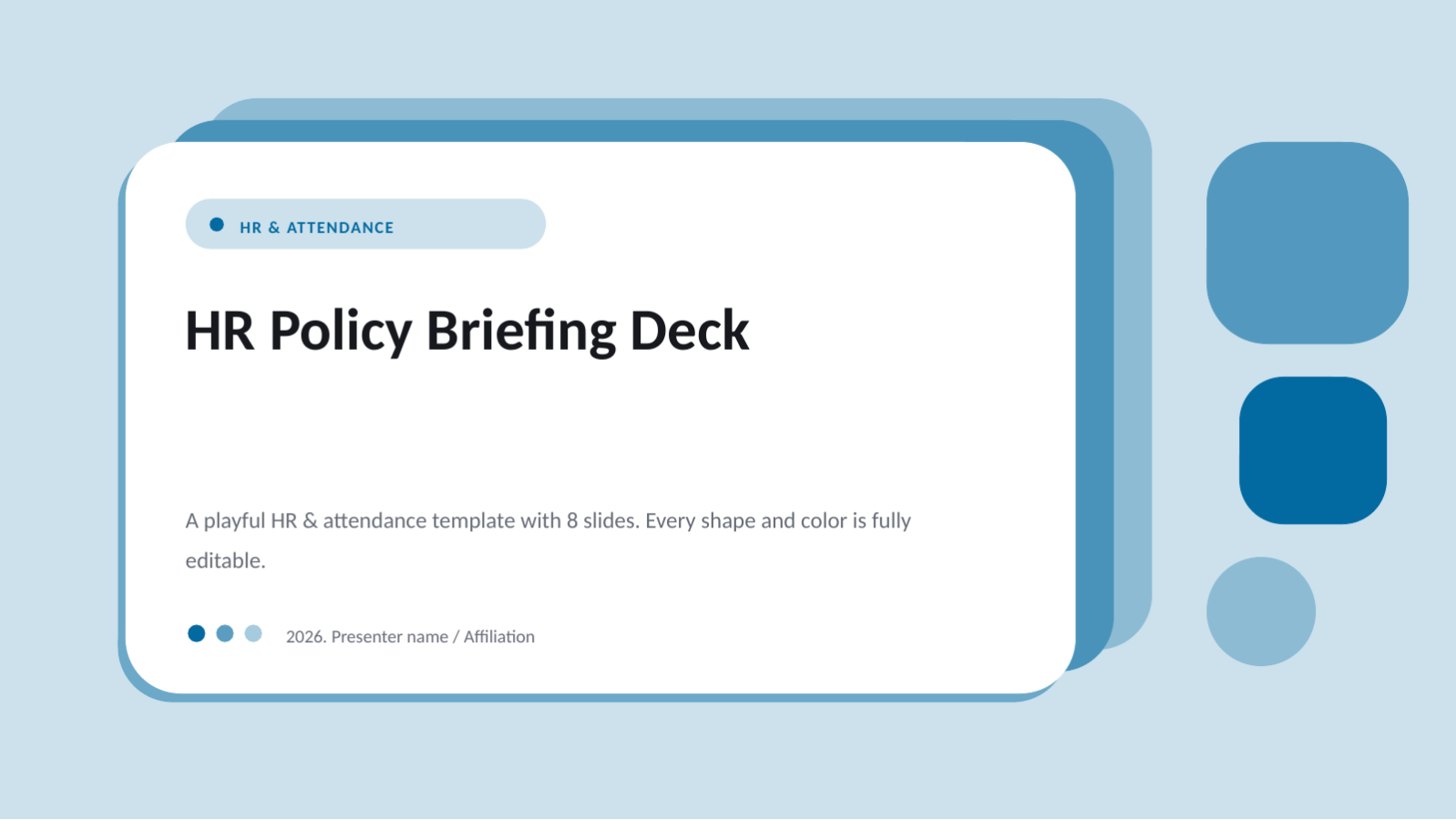 Slide 1 — HR Policy Briefing Deck