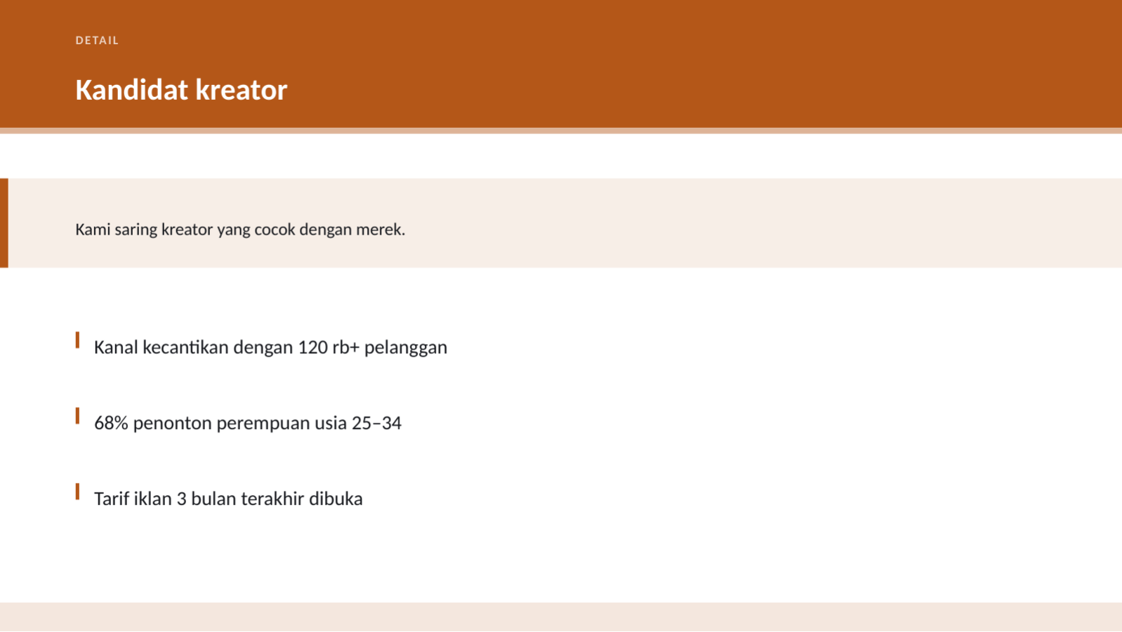 Slide 4 — Proposal kolaborasi influencer