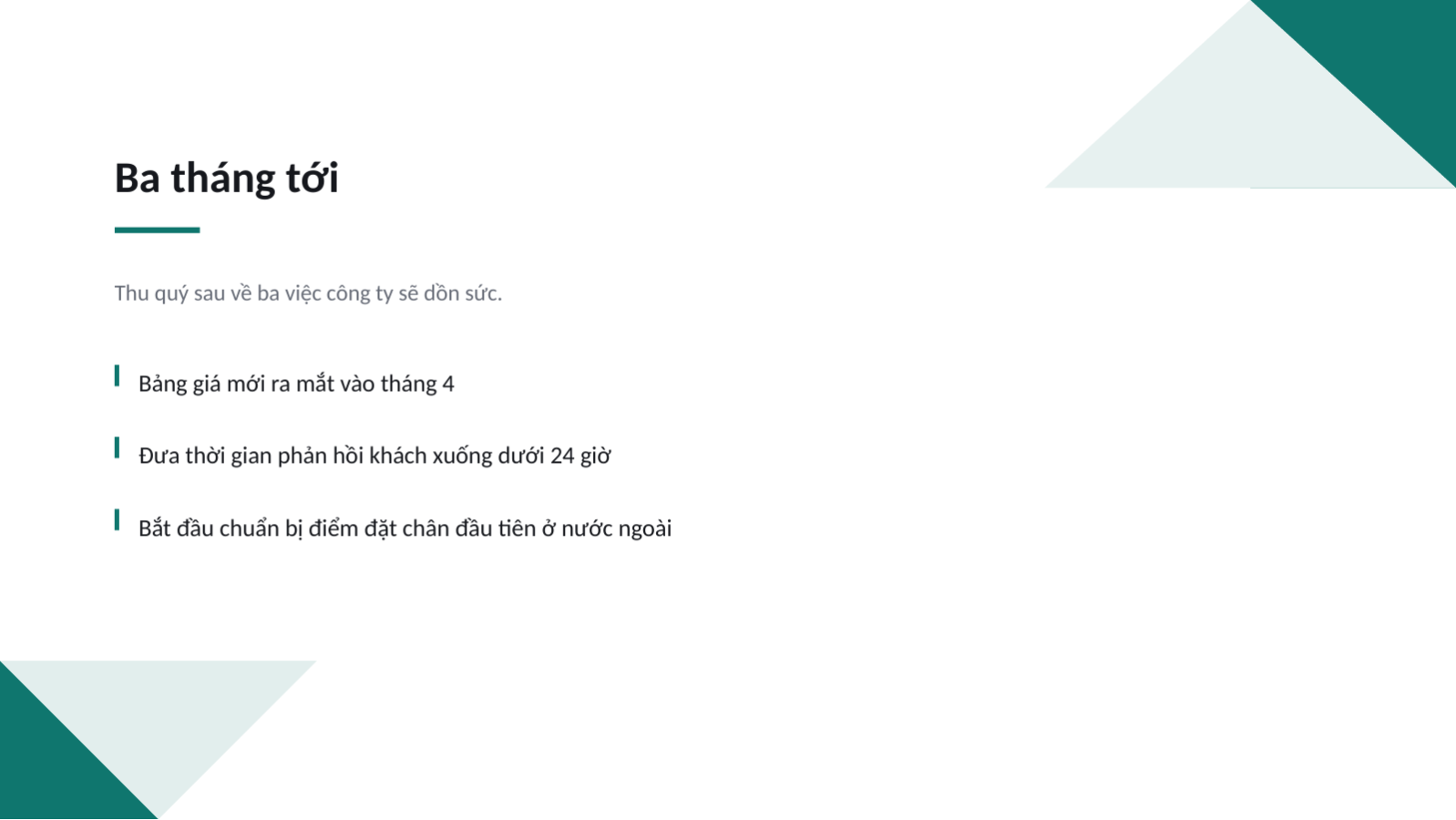 Trang chiếu 6 — Tài liệu họp toàn công ty