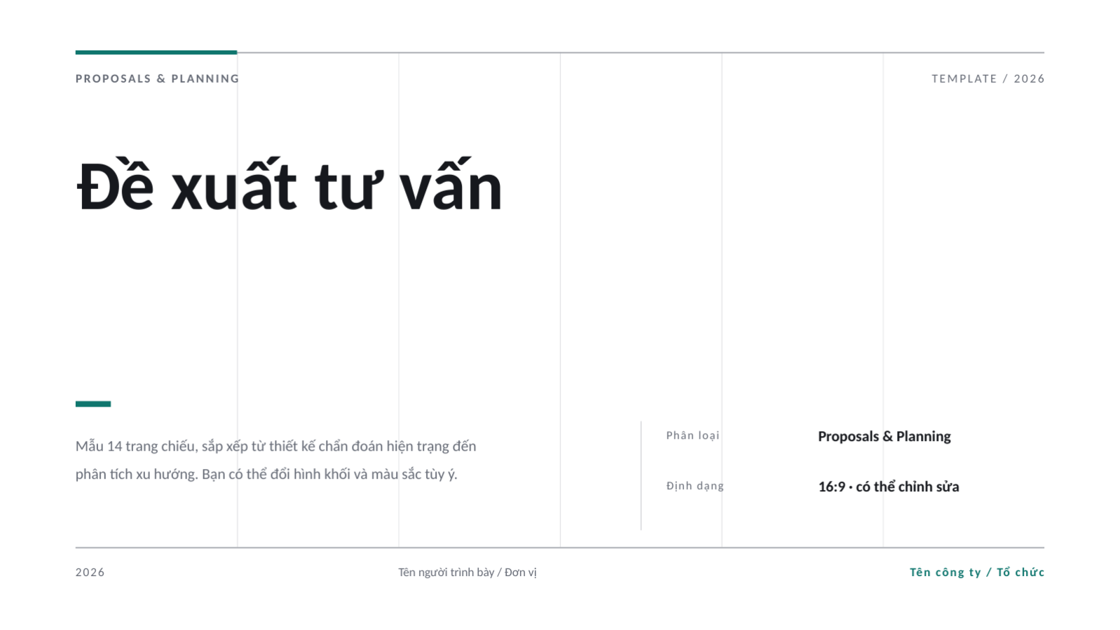 Trang chiếu 1 — Đề xuất tư vấn