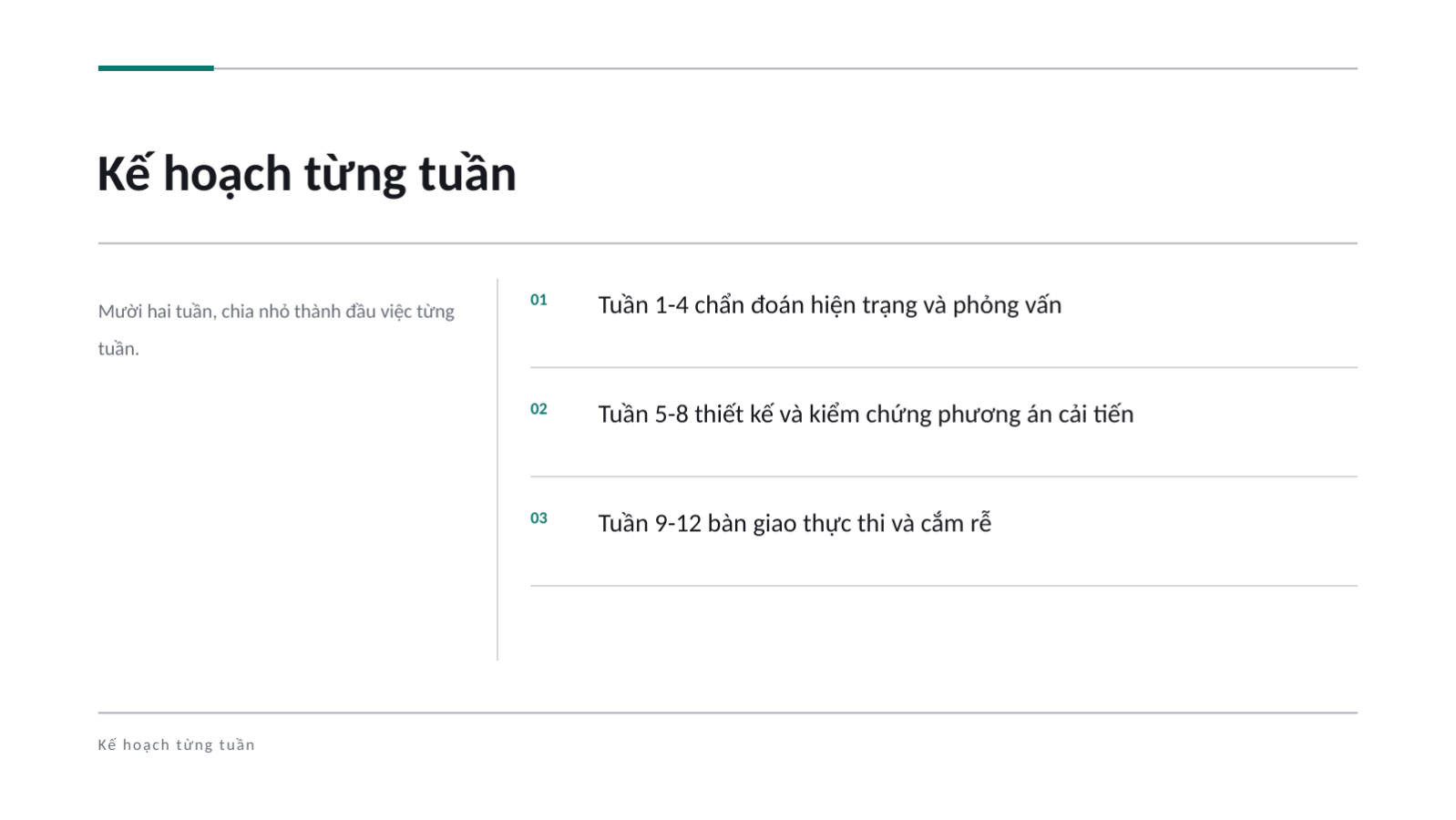 Trang chiếu 10 — Đề xuất tư vấn