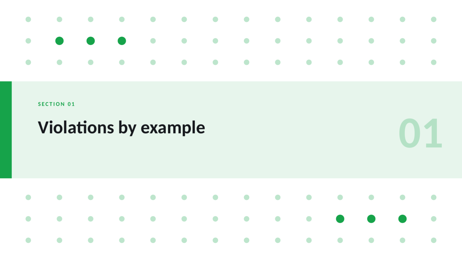 Slide 3 — Compliance Training Deck