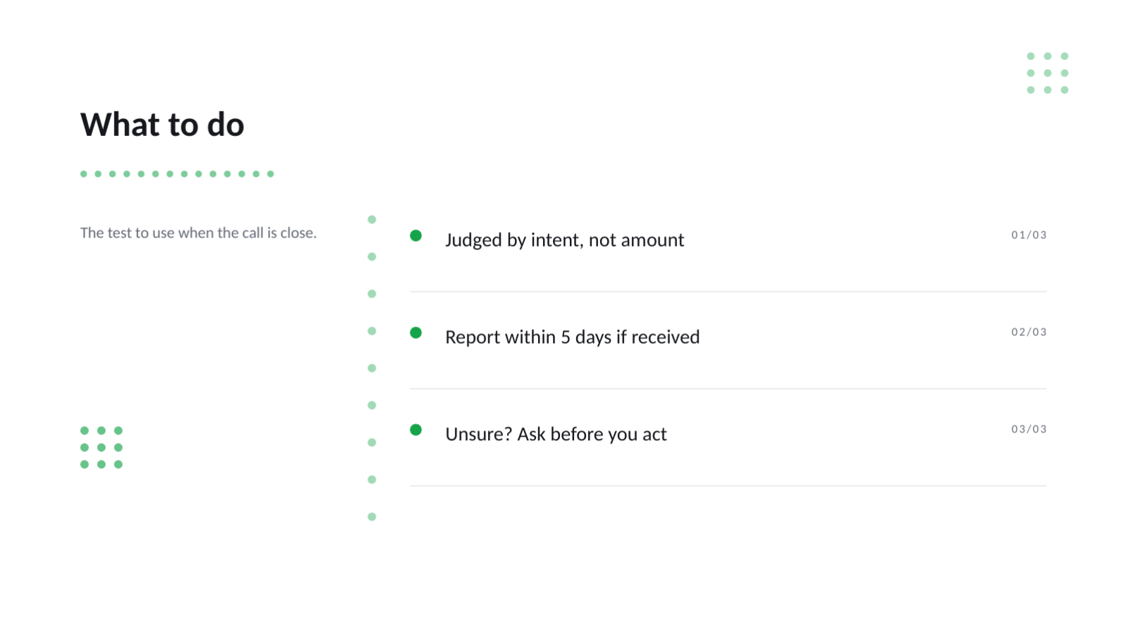 Slide 8 — Compliance Training Deck