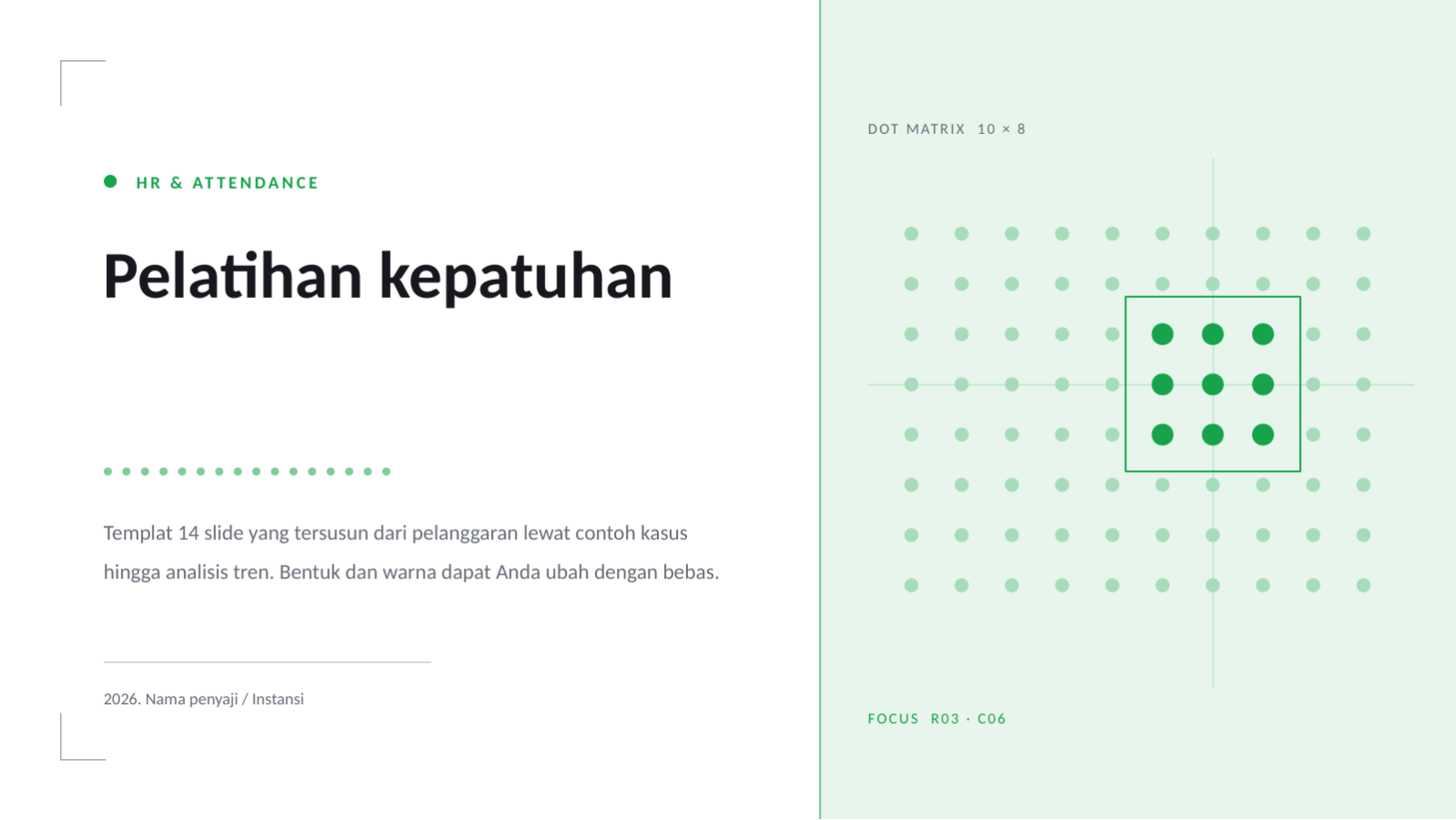 Slide 1 — Pelatihan kepatuhan