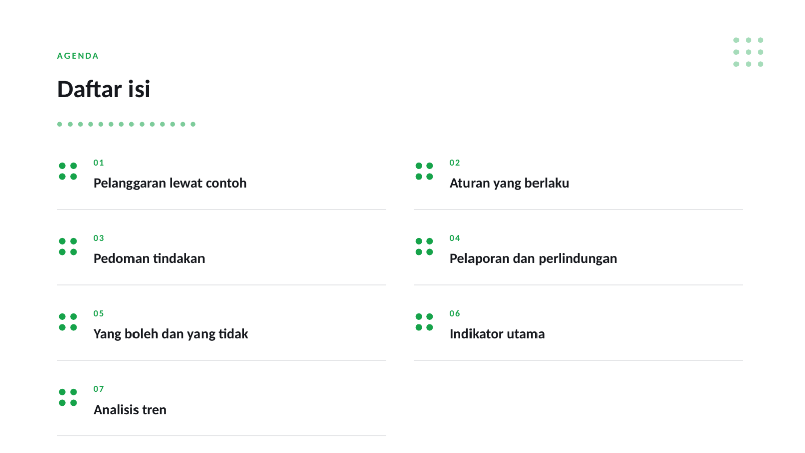 Slide 2 — Pelatihan kepatuhan