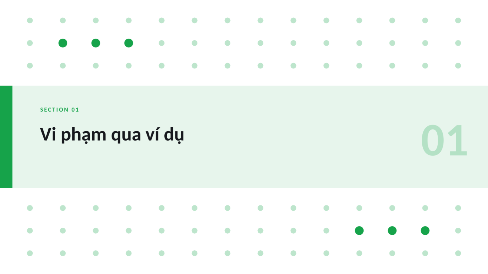 Trang chiếu 3 — Đào tạo tuân thủ