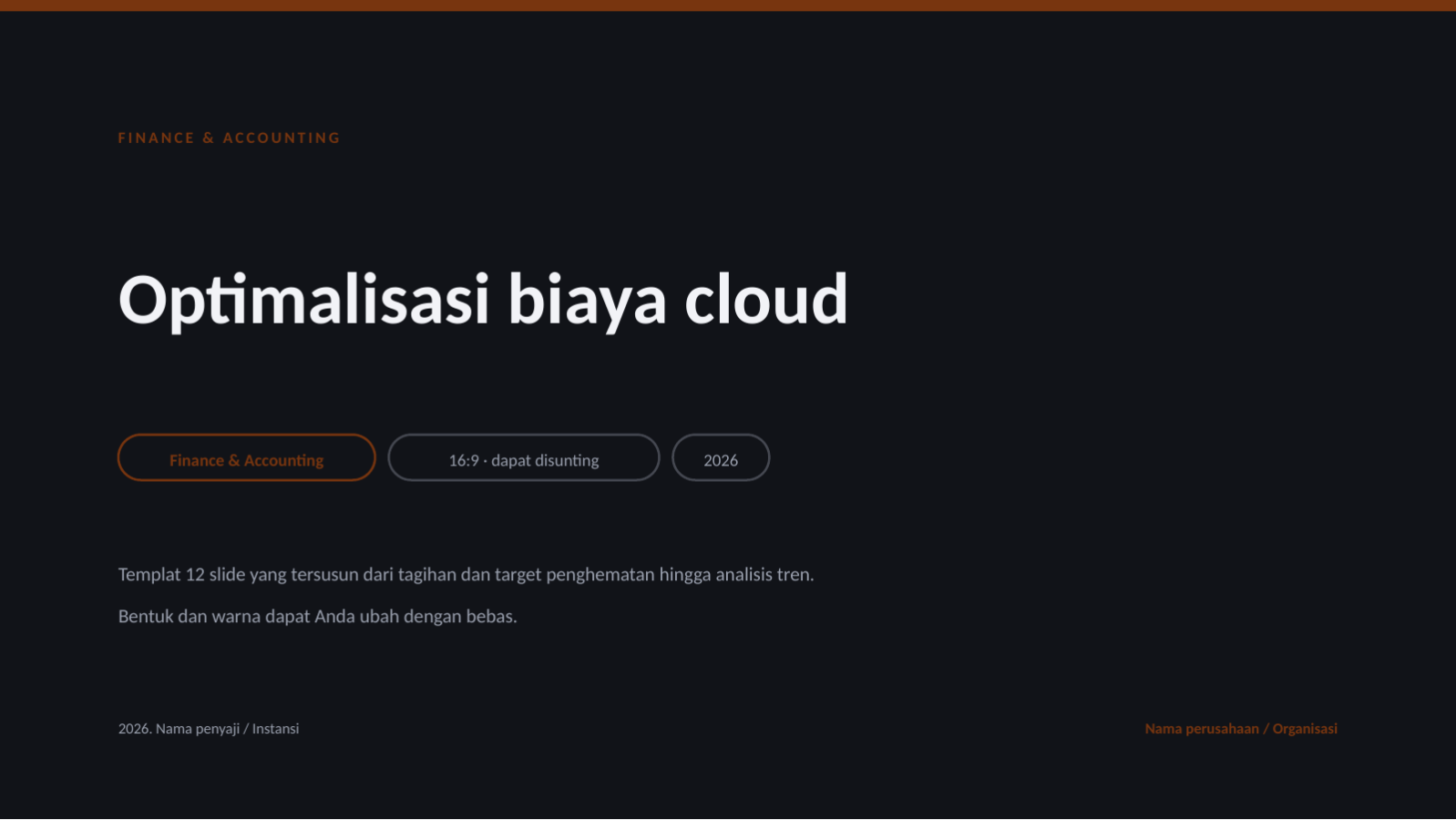 Slide 1 — Optimalisasi biaya cloud