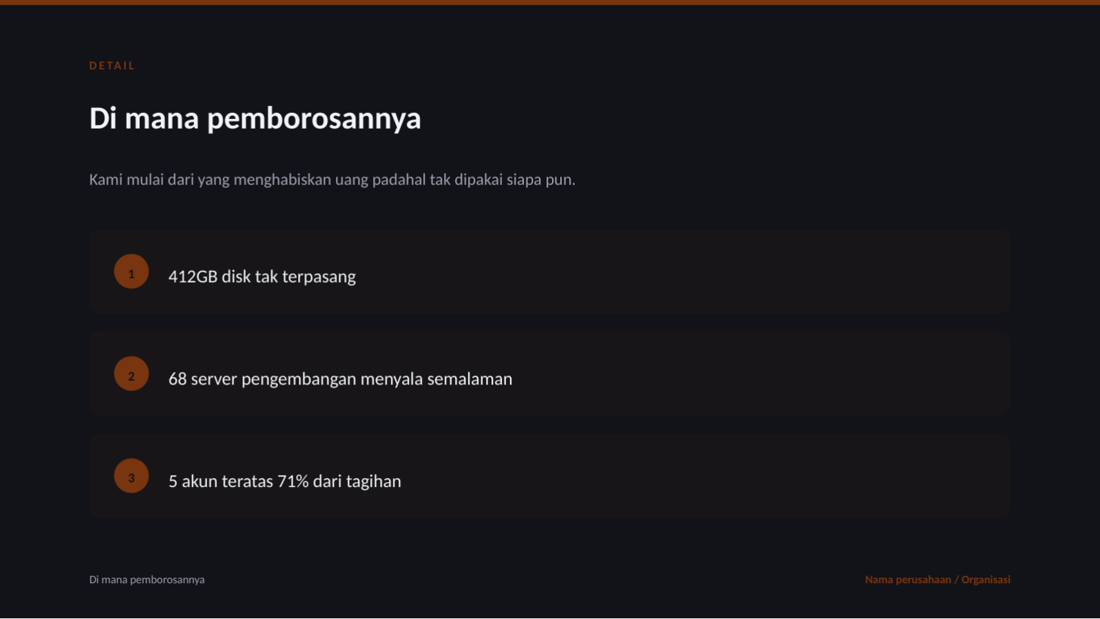 Slide 6 — Optimalisasi biaya cloud