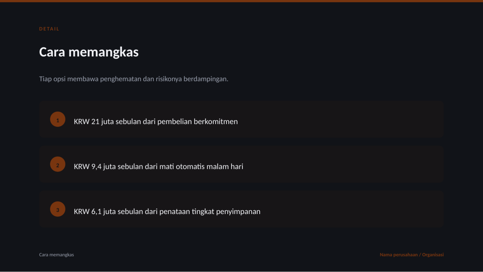 Slide 8 — Optimalisasi biaya cloud