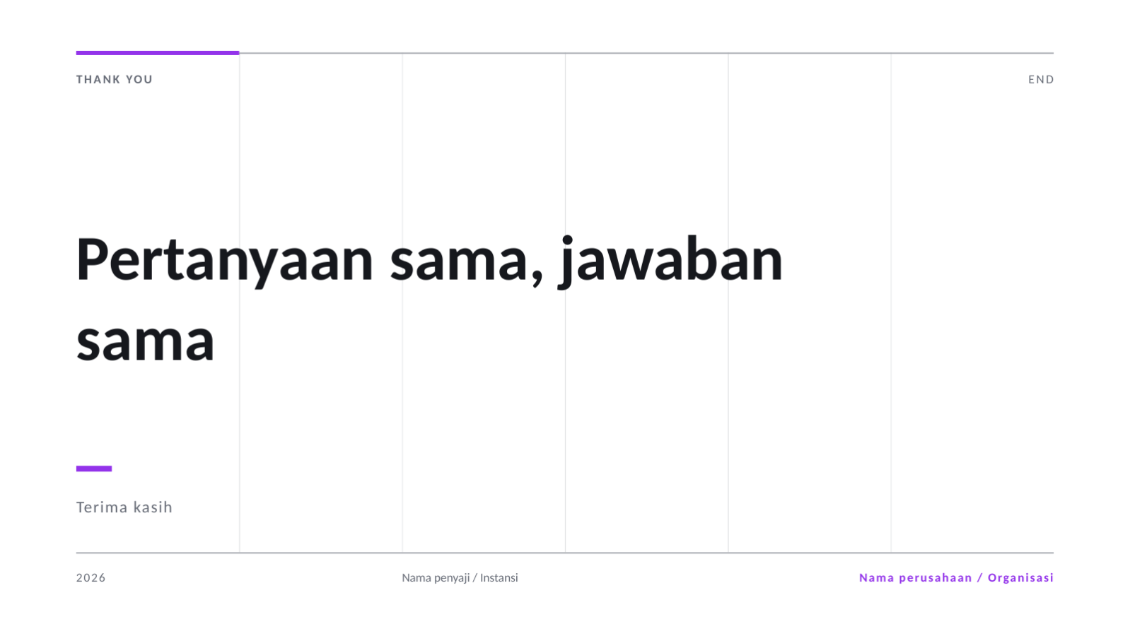 Slide 10 — Materi tanya jawab investor