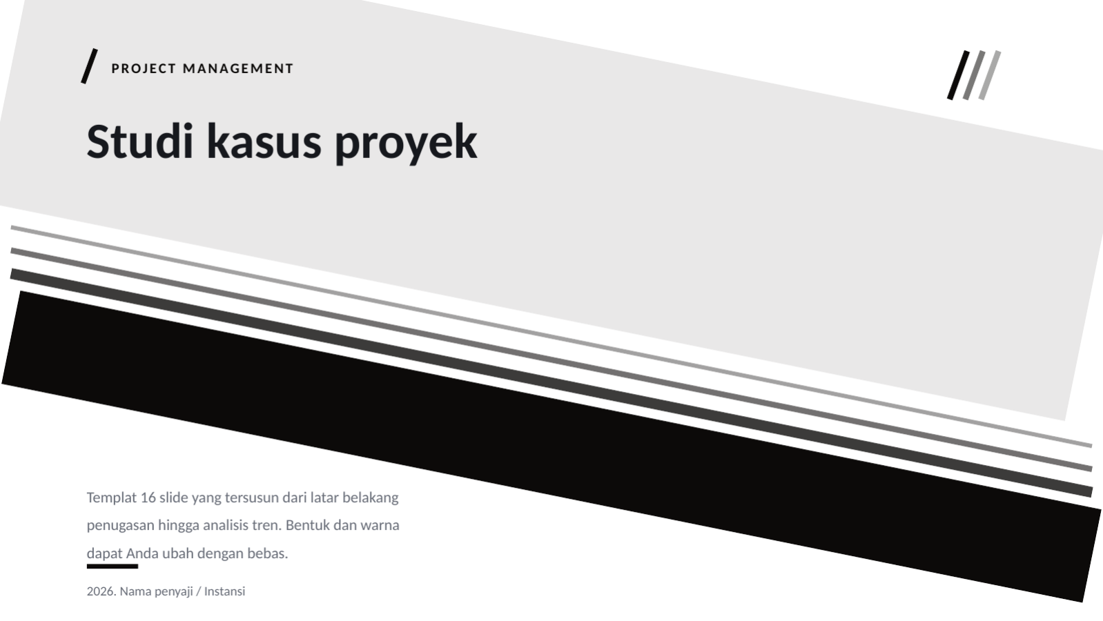Slide 1 — Studi kasus proyek