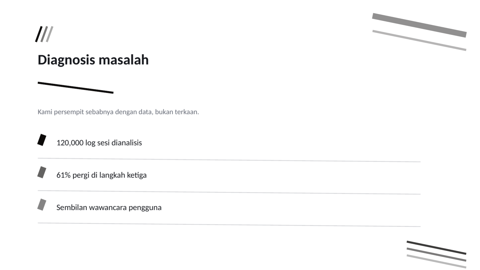 Slide 6 — Studi kasus proyek