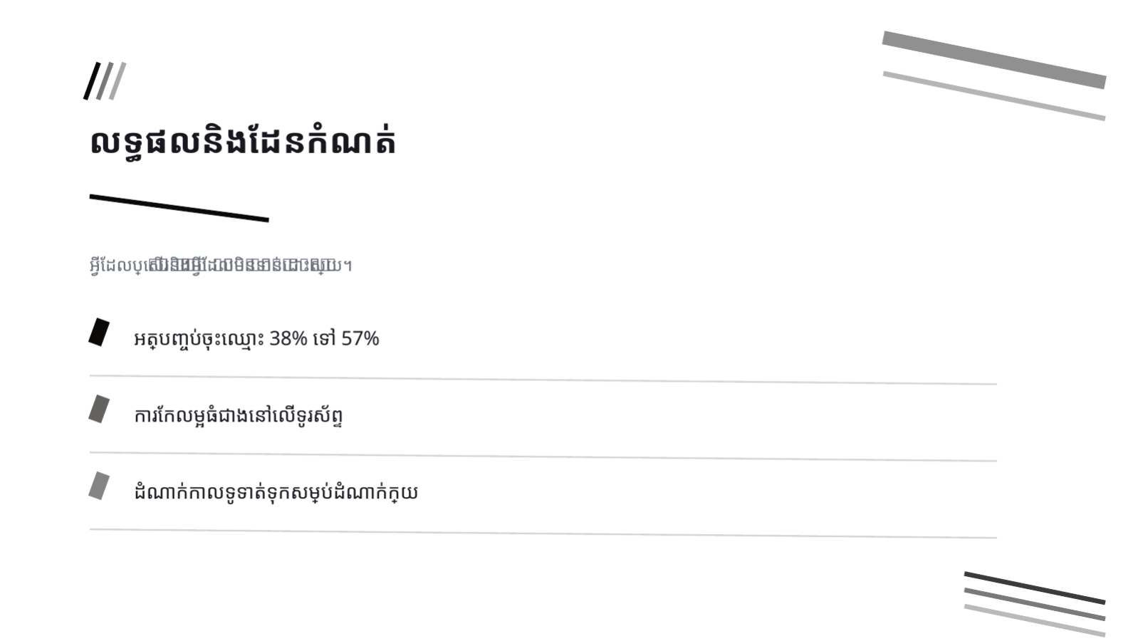 ស្លាយ 12 — ការសិក្សាករណីគម្រោង