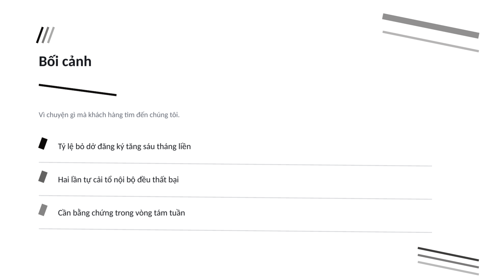 Trang chiếu 4 — Nghiên cứu tình huống dự án