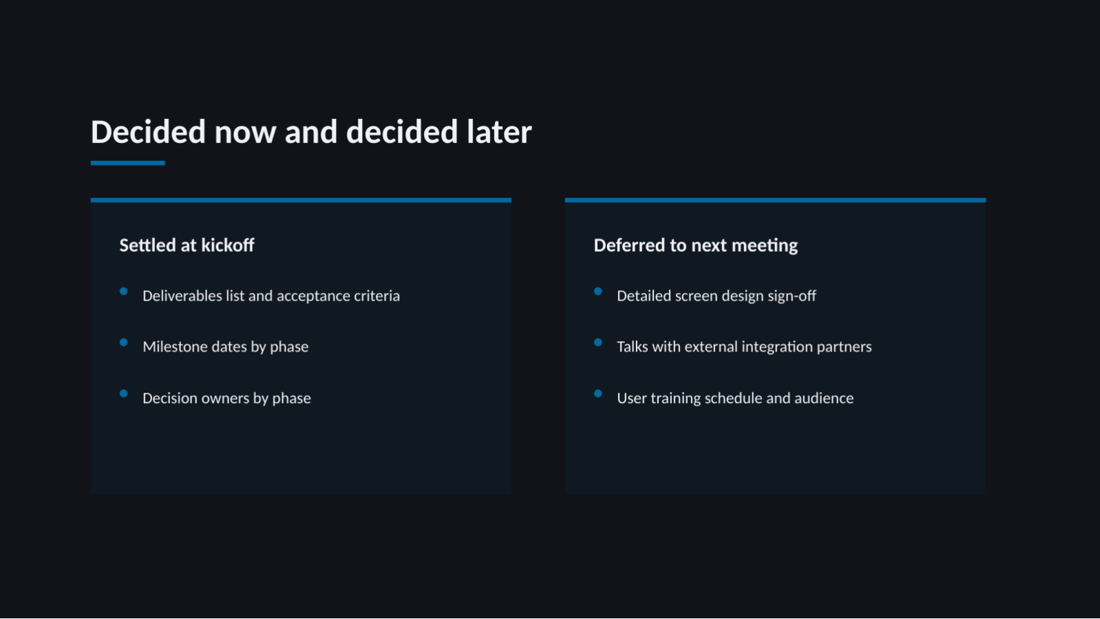 Slide 5 — Project Kickoff Deck