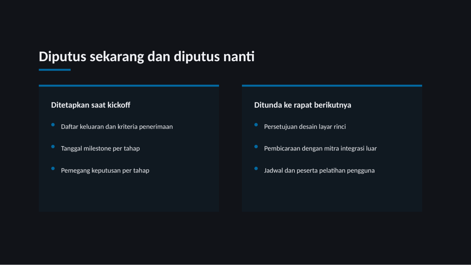 Slide 5 — Materi kickoff proyek