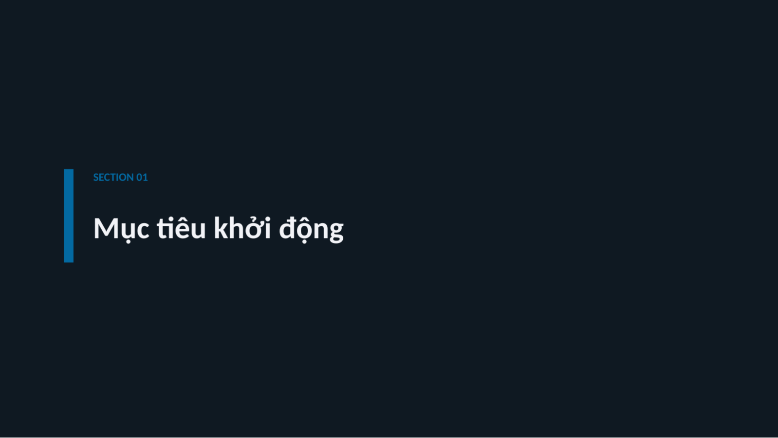 Trang chiếu 3 — Tài liệu khởi động dự án