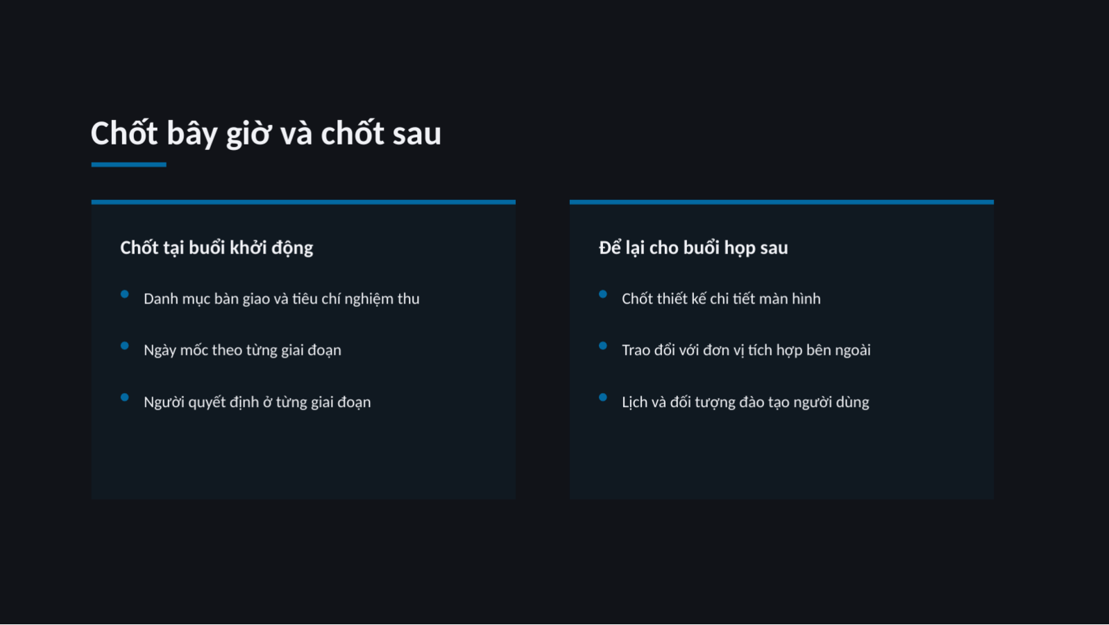 Trang chiếu 5 — Tài liệu khởi động dự án