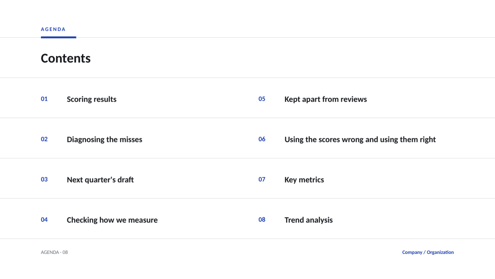 Slide 2 — OKR Review Deck