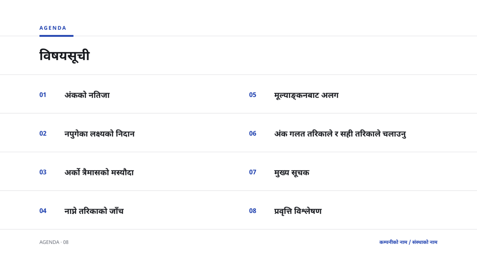 स्लाइड 2 — OKR समीक्षा प्रस्तुति